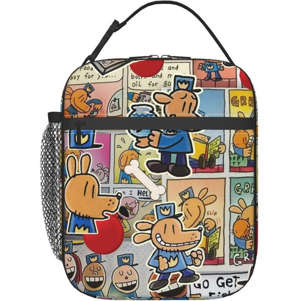 Bolsa De Almuerzo Aislada Para Mascotas Lindas De Dog Man Para Mujeres NiñOs Cajas De Comida PortáTiles Fiambrera TéRmica Bolso Tote One Size-image