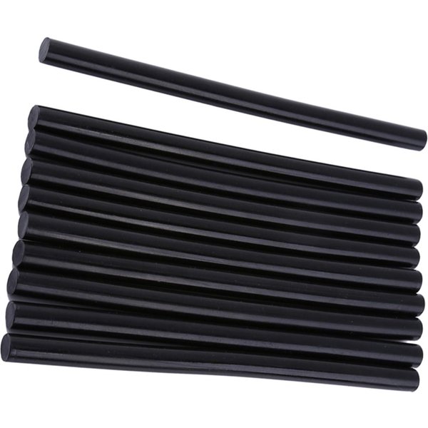 10 Barras De Pegamento Termofusible Negras De 7 Mm Y 11 Mm Para Pistola De Pegamento EléCtrica, Para Bricolaje.(11*200 Mm)-image