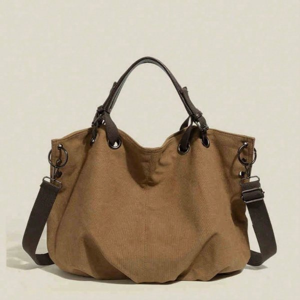 Bolso Tote Para Mujer Bolso De Mano Para El Trabajo Bolso Bandolera Brown-image