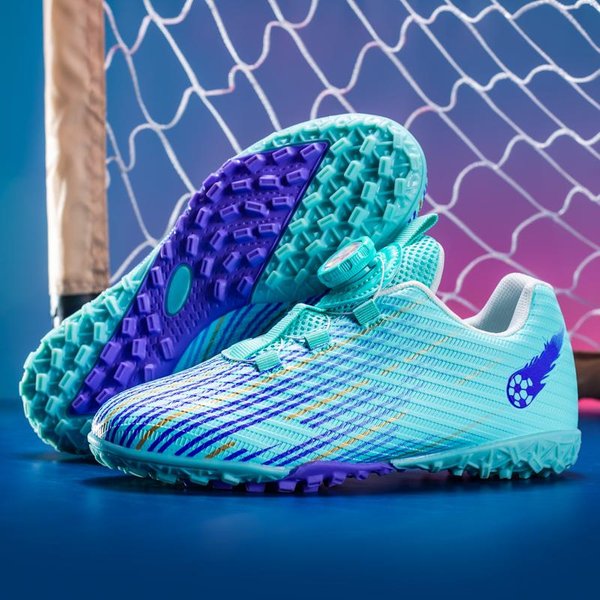 Buty PiłKarskie Tf/Fg Korki PiłKarskie Korki Treningowe Na Trawę Trampki Outdoorowe Obuwie Sportowe DziecięCe ChłOpięCe DziewczęCe AntypośLizgowe Dzieci 34-image