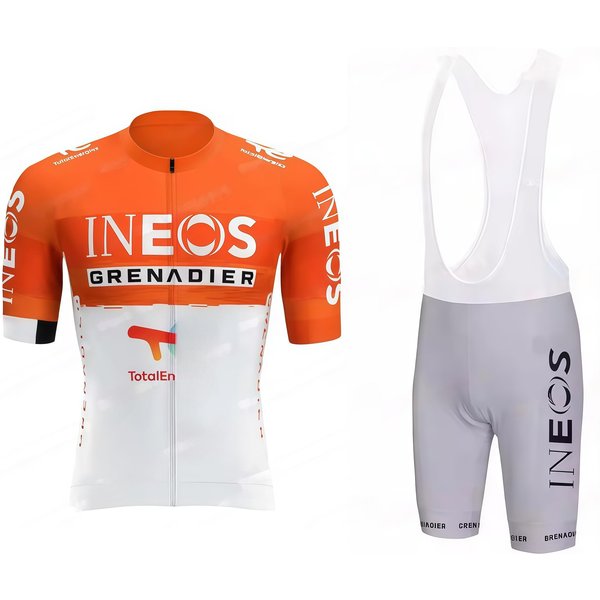 Ineos Grenadiers Maillot De Ciclismo De Manga Corta Verano Ropa Ciclismo+Culotte Con Tirantes ASIAN-L-image