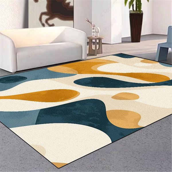 Nowoczesny Geometryczny Abstrakcyjny DużY Dywan Do Wystroju Salonu Dywanik W Strefie Sofy 80X160Cm(31X62In)-image