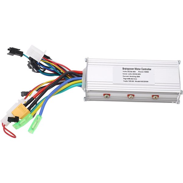 36V 48V 500W 28A Bezszczotkowy Kontroler Roweru Elektrycznego Obudowa Ze Stopu Aluminium Kontroler Silnika Bezszczotkowego Do Elektrycznego-image