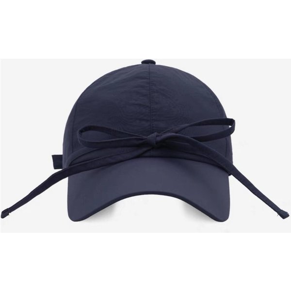 Gorra De BéIsbol Coreana Para Mujer Con Lazo Dulce Y Ala Ancha ProteccióN Solar Fina Transpirable Cara Mostrando Gorra De Patito Adjustable-image