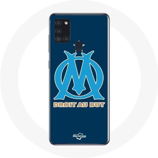 Funda - Maniacase - Galaxy A21S - Olympique De Marsella - Flexible - ProteccióN SintéTica Azul-image