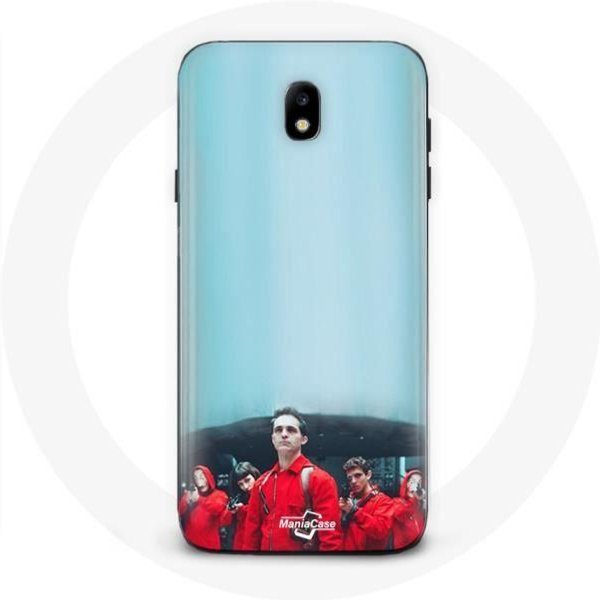 Funda - La Casa De Papel - Samsung Galaxy J3 2017 - Flexible - ProteccióN - Azul Azul-image