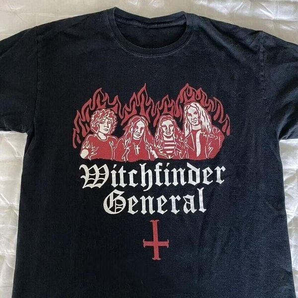 Koszulka Witchfinder General BawełNiana Unisex Tee Wszystkie Rozmiary S-4XL AM568 Xxxl Brown-image