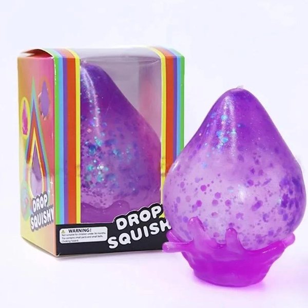 Needoh Dream Drop Squishy Zabawka Do śCiskania Bezpieczna Nietoksyczna Powolny PowróT Do KształTu Squish Zabawka Do ŁAgodzenia LęKu Autyzm Adhd Koncentracja Dla DorosłYch Prezent Purple-image