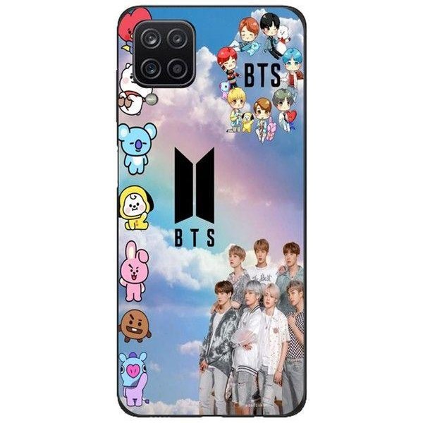 Funda Maniacase Para Samsung Galaxy A12 Kpop BTS 2024 2025 Negro-image