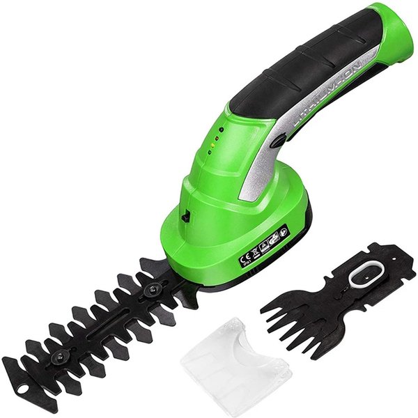 Tijeras De Podar InaláMbricas 2 En 1, Cortasetos, Tijeras De Podar EléCtricas Con Mango Giratorio Para Limpieza Eu-image