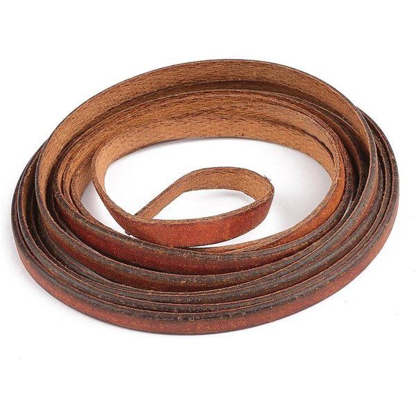 Wysokiej JakośCi 2M Retro Naturalny Prawdziwy SkóRzany Sznurek 1.5-10Mm OkrąGłY/PłAski Sznurek Ze SkóRy BydlęCej DIY RzemiosłO Torby SkóRzane RzemiosłO-image