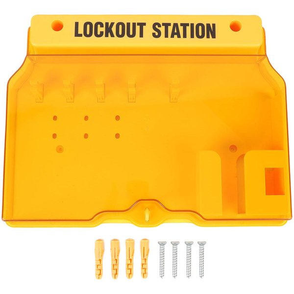 Stacja Lockout Tagout PC Montaż ŚCienny Zestaw Lock Out Tag Out Tablica Ze ŚRubami KołKami ŚCiennymi Dla PrzemysłU-image