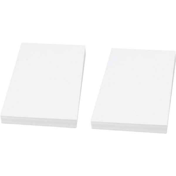 100 Piezas Tarjetas En Blanco 4X6 Blancas 4X6In Papel Premium Amplia AplicacióN Postales En Blanco Para Cubierta De Arte Revista-image