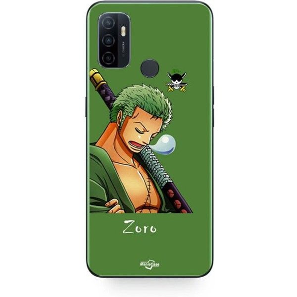Funda Oppo A32 Roronoa Zoro One Piece Manga Anime Maniacase Negro-image