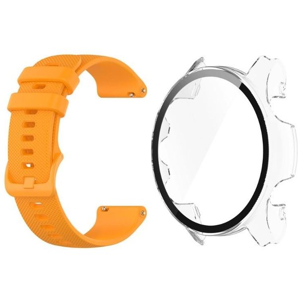 Silikonowy Pasek Do Zegarka I Etui PC Dla Garmin Forerunner 965 265 265S 255 255S Akcesoria Pasek Silikonowy Quickfit Forerunner 265-image
