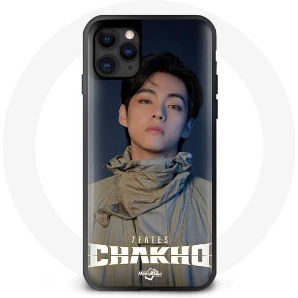 Funda Para Iphone 13 Pro Max - Maniacase - BTS V Jooan - Silicona Negra - Flexible - Mixta Negro-image