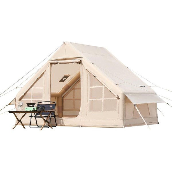 Tienda Inflable Para Acampar Para 3-5 Personas Tienda De Glamping Con Bomba FáCil De Montar-image