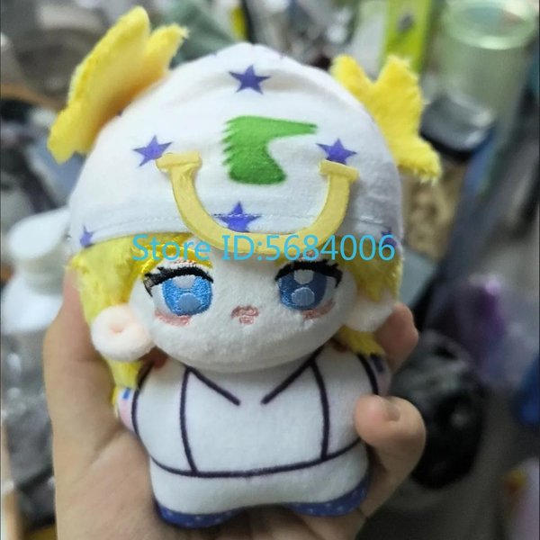 10Cm Anime Jonathan Joestar Pluszowa Lalka Jojo's Bizarre Adventure Steel Ball Run Pluszowa Zabawka Cosplay 10Cm-image