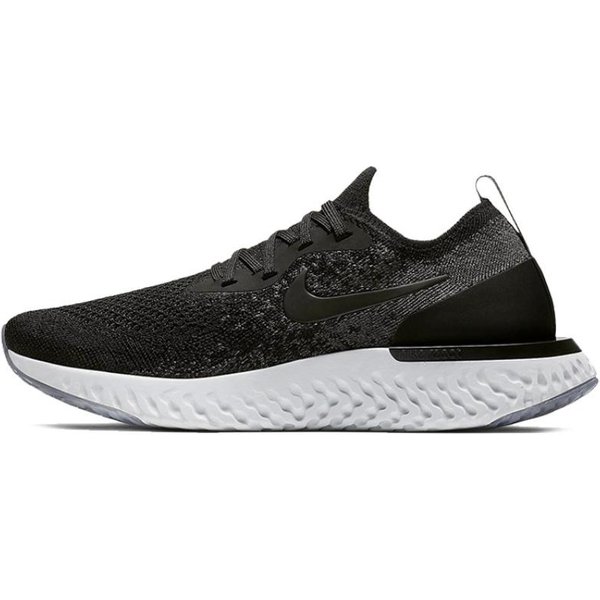 Zapatillas Nike Epic React Flyknit Negras Gris Oscuro Para Mujer AQ0070-001 38 Black-image