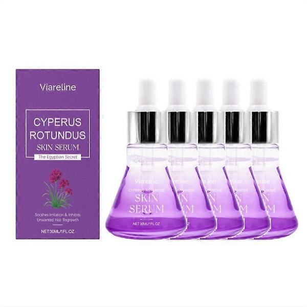 2026|1/2/3/4/5X Serum Do SkóRy Z Cyperus Rotundus, Olejek Z Cyperus Rotundus Do Depilacji, Redukuje Odrastanie WłOsóW, Naturalny NawilżAjąCy KojąCy Olejek Do CiałA, Nadaje Się 3PCS-image