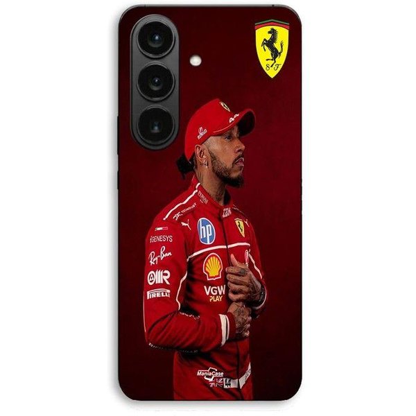 Etui Dla Samsung Galaxy S26 FE Lewis Hamilton Oficjalna Tapeta Ferrari Maniacase Czarny-image