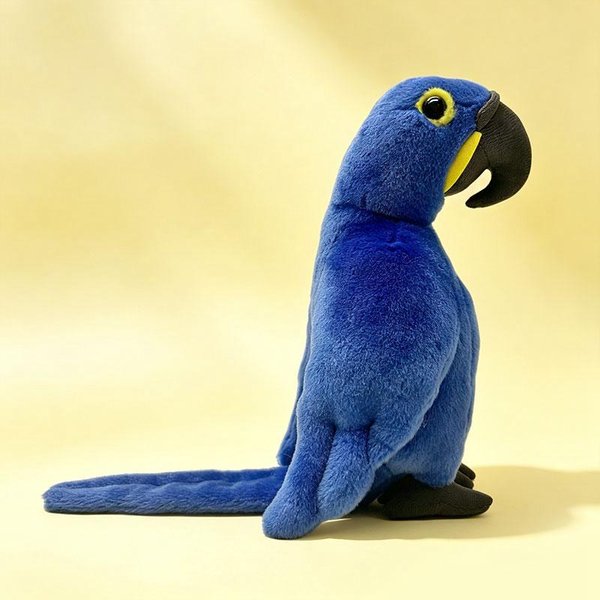 MuñEco De Peluche De Loro De Dibujos Animados De 22 Cm PáJaro Animal Loro Colorido Hermoso Lindo Juguete De Peluche DecoracióN Del Hogar Regalo Para NiñOs About 22Cm Blue-image
