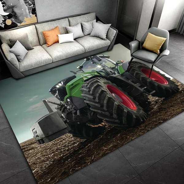 CiąGnik Samochodowy Seria WzóR Dywanik Do CiężAróWki, Dywanik Do Domu Salon Sypialnia Sofa Wycieraczka Decor, DziecięCa AntypośLizgowa Mata PodłOgowa 3D 40X60Cm (16X24In)-image
