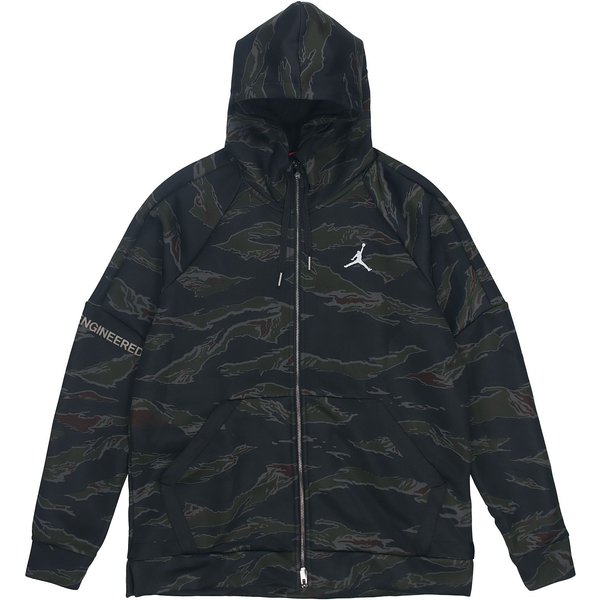 Air Jordan Dzianinowa Pogrubiona Kurtka Sportowa Z Kapturem MęSka Odzież Wierzchnia Czarna AH6162-010 Xxxl-image