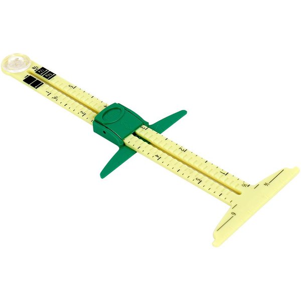 Regla De Costura 5 En 1, Medidor De Costura, Regla De Sastre Para Patchwork, Acolchado, Ayudante De MedicióN, Calibre Deslizante De Aluminio Y PláStico.-image