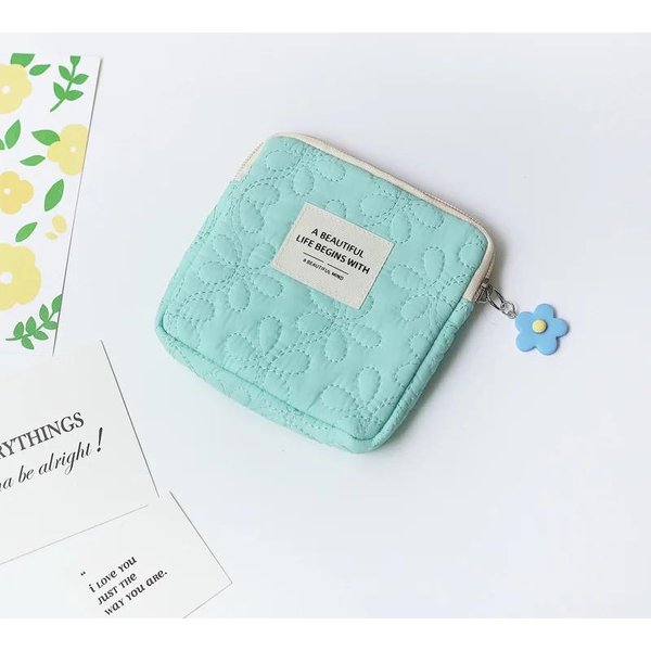 Moda Damska MałA Kosmetyczka PodróżNa Mini Podpaski Higieniczne Organizator Makijaż Moneta Karta PieniężNa Szminka Etui Do Przechowywania Torebka Torba-image