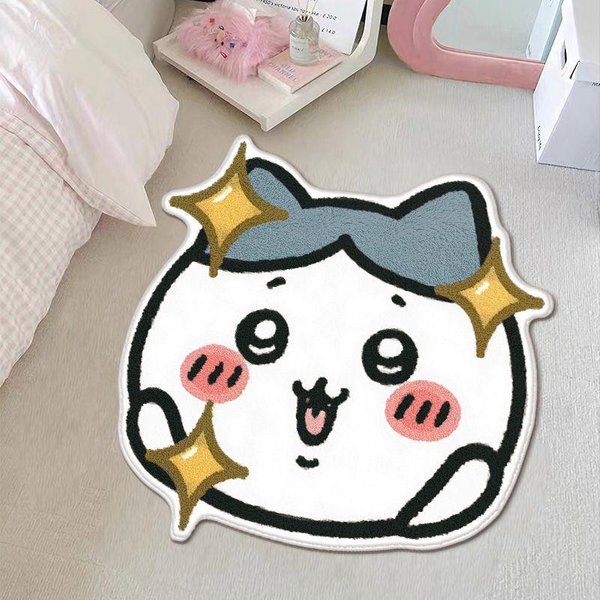 Sypialnia ŁóżKo Uroczy Dywan Gruba Imitacja Kaszmiru Mata Pod Stopy Salon Sofa Mata PodłOgowa 50 * 50Cm-image