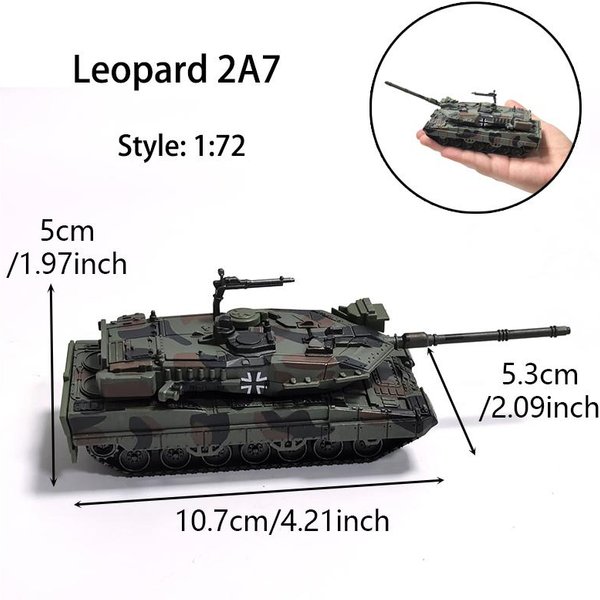 Klocki Seria Wojskowa Modelowe Zabawki Kreatywne Wielofunkcyjne CzołG Podstawowy M1A2 Leopard 2A7 T-90 Na Prezent ŚWiąTeczny Dla ChłOpca Gray-image