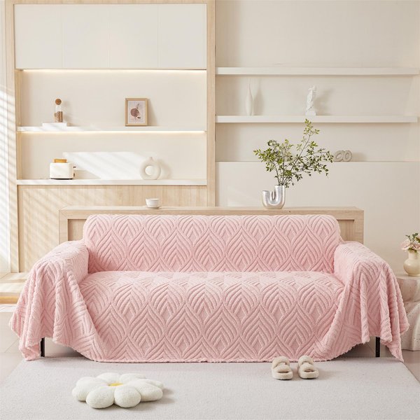 Forro Polar Tufted Forro Polar Jacquard Espesar Sofá Sofá Toalla Universal Para Sala De Estar Sofá Ropa De Cama HabitacióN Manta Esponjosa 180X90Cm-image