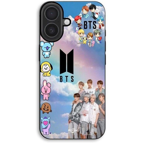 Etui Na Telefon - Maniacase - Iphone 17 - Silikon Tpu - Kpop Bts - MięKkie Czarny-image