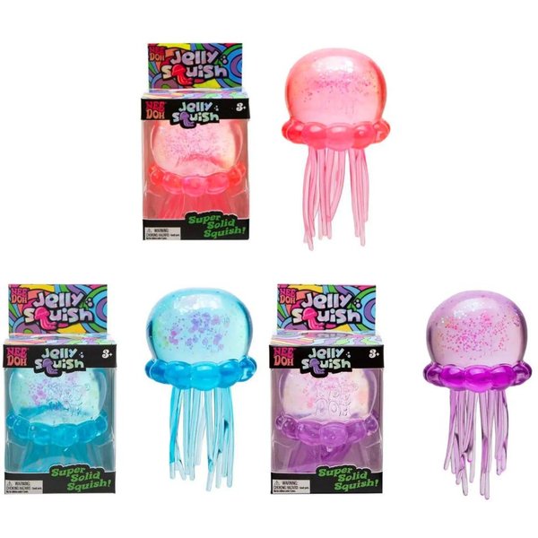 Needoh Galaretka Meduza Squishy 3Kolory MięKka Zabawka Do Uwalniania Stresu Urocza RelaksująCa ŚCiskana Zabawka Sensoryczna Redukcja Stresu Dla Dzieci DorosłYch-image