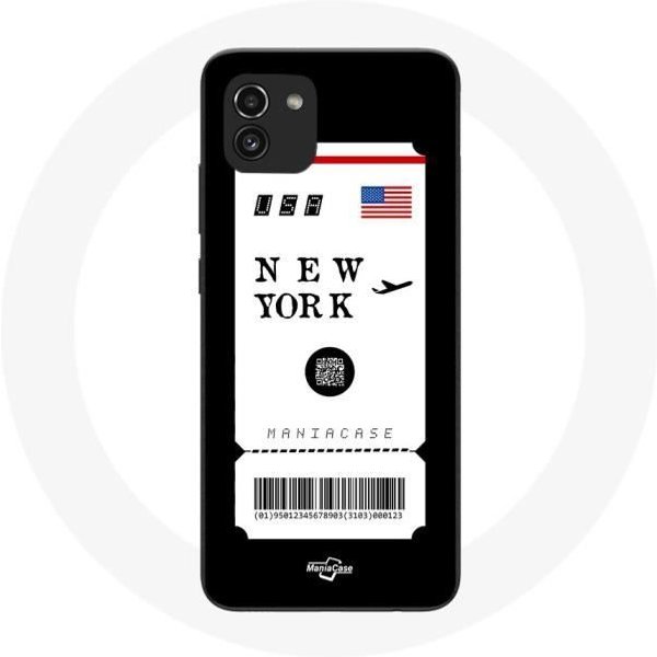 Funda Samsung Galaxy A03 Billete De AvióN Nueva York-image