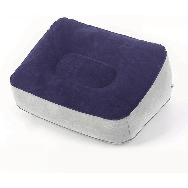 Almohada ReposapiéS Inflable, CojíN De Aire Para ReposapiéS De Pvc, Para Viajes, Oficina, Hogar, Piernas, Relajante, Herramientas Para Pies Debajo Del Escritorio Gris-image