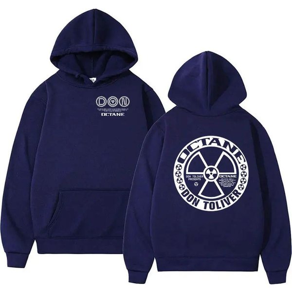 Bluza Z Kapturem Don Toliver Octane Tour 2026 Nadruk Unisex Moda DłUgi RęKaw Oversize Bluza Z Kapturem Retro Pulower Polarowa Z Kapturem Streetwear Xxxl-image