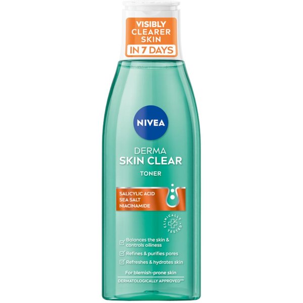 Nivea Derma Skin Clear TóNico Normalizante Con ÁCido SalicíLico 200Ml-image
