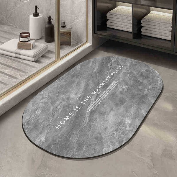 Mata Z Ziemi Okrzemkowej Na WejśCie Brudna ŁAtwa W PielęGnacji ChłOnna Mata Pod Stopy Marmurowa Mata łAzienkowa AntypośLizgowa Mata 40 * 60Cm (Crystal Velvet)-image