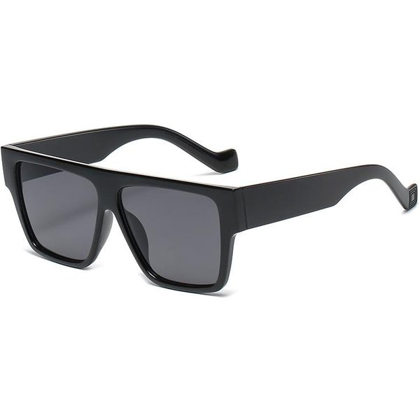 Klasyczne Kwadratowe Okulary PrzeciwsłOneczne Oversize Damskie Najnowsze Stylowe Czarne Okulary PrzeciwsłOneczne Damskie Gradientowe Retro DużE Okulary PrzeciwsłOneczne Ochrona UV 400 Oculos As Picture Black-image