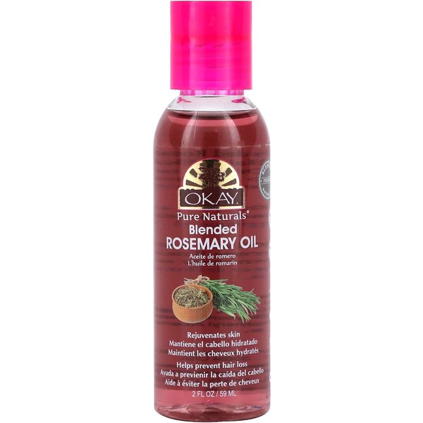 Okay Pure Naturals, Blended Rosemary Oil, 2 Fl Oz (59 Ml) Brown-image