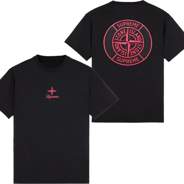 Camiseta Casual De AlgodóN Para Verano Mujeres Hombres 2026 Moda Manga Corta Oversize Y2K CóModa Transpirable Ropa Femenina Masculina M Black-image