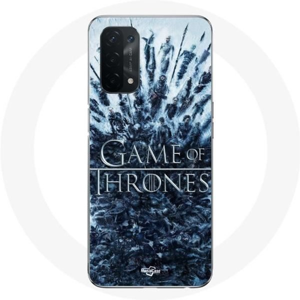 Funda - Maniacase - Oppo A54 5G - Juego De Tronos - ProteccióN - Flexible - Gris Negro-image