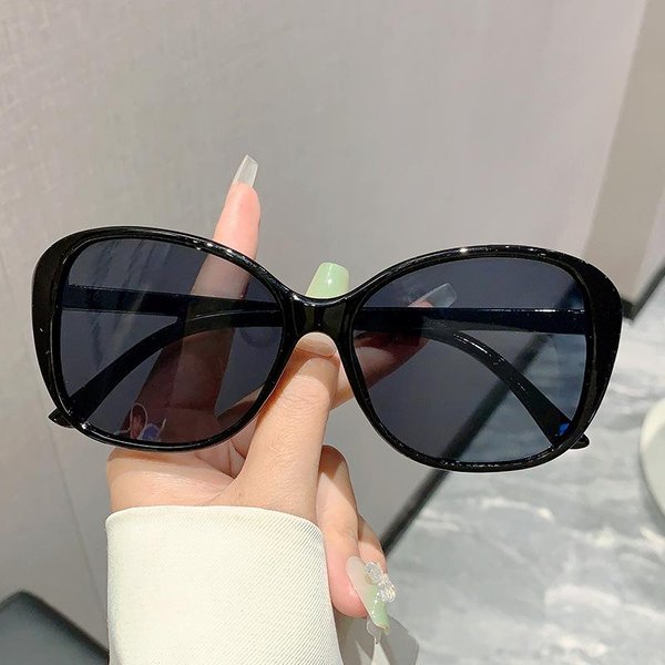 Stylowe Retro Premium Designerskie Okulary PrzeciwsłOneczne Motylkowe Dla Kobiet Dla MężCzyzn Okulary PrzeciwsłOneczne Punk Popularne DużE Oprawki Oliwkowe Zielone Szybki-image
