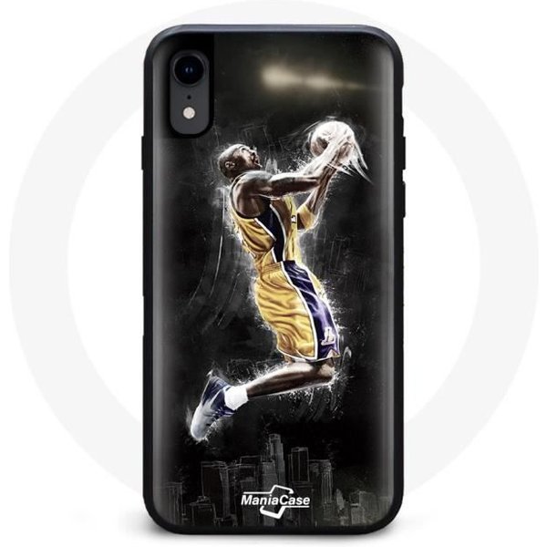 Funda - Maniacase - Iphone XR - Flexible - Negra - Baloncesto-image
