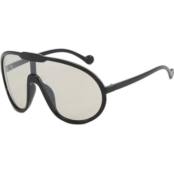 Nowe DużE Pilotki Damskie Okulary PrzeciwsłOneczne Modne Oversize JednoczęśCiowe Soczewki MęSkie Okulary SłOneczne Outdoorowe Letnie Okulary Do Jazdy-image