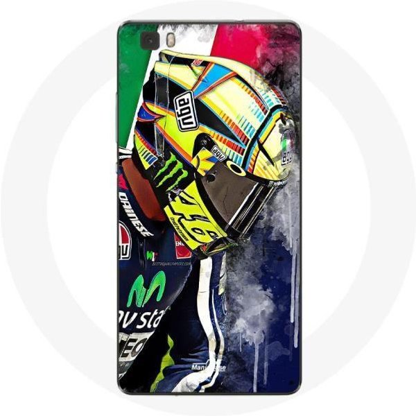 Funda Para Huawei P8 Valentino Rossi Piloto De Velocidad CampeóN-image