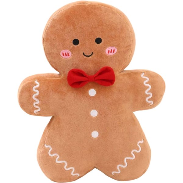 DecoracióN NavideñA Juguetes Lindo Hombre De Jengibre Peluche MuñEco De Peluche MuñEco De Consuelo CojíN DecoracióN Del Hogar DecoracióN Regalo-image