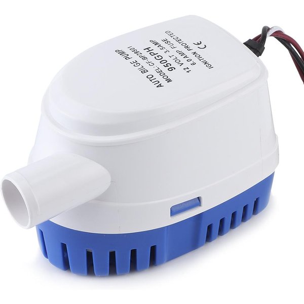Bomba De Achique Sumergible AutomáTica 12V 950Gph Accesorio Para Barco Marino-image